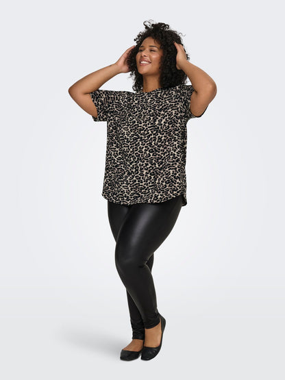 ONLY CARMAKOMA CARROOL COATED LEGGING NOOS