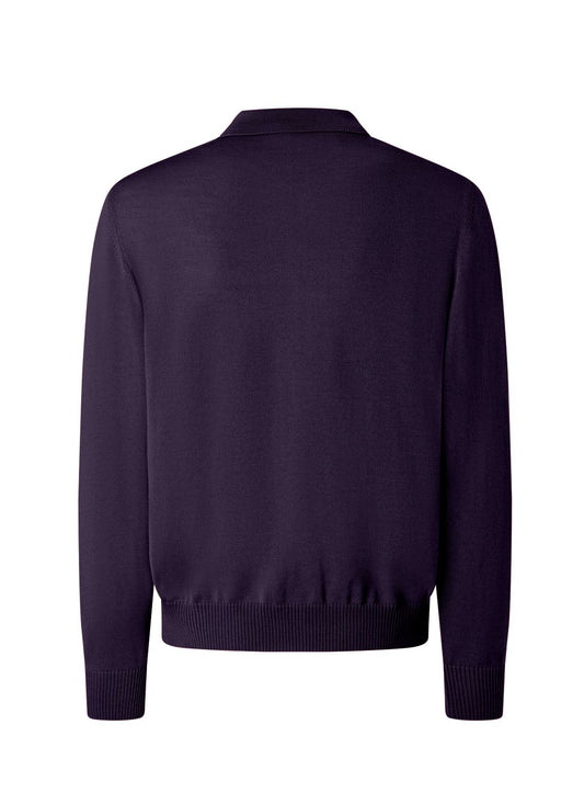 MAERZ Pullover Polokragen Knopf 1/1 Arm