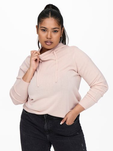 ONLY CARMAKOMA CARMELINNA L/S HOOD PULLOVER KNT