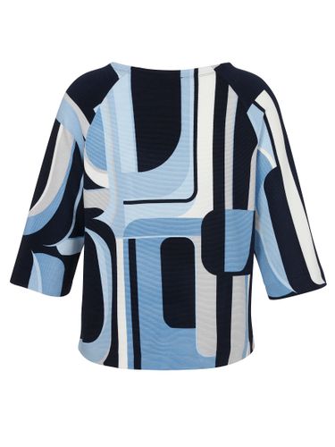 VIA APPIA Sweatshirt Rundhals 3/4 Arm Druck