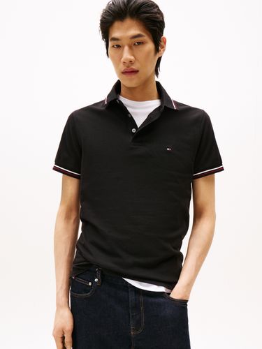 TOMMY HILFIGER TIPPED SLIM FIT POLO