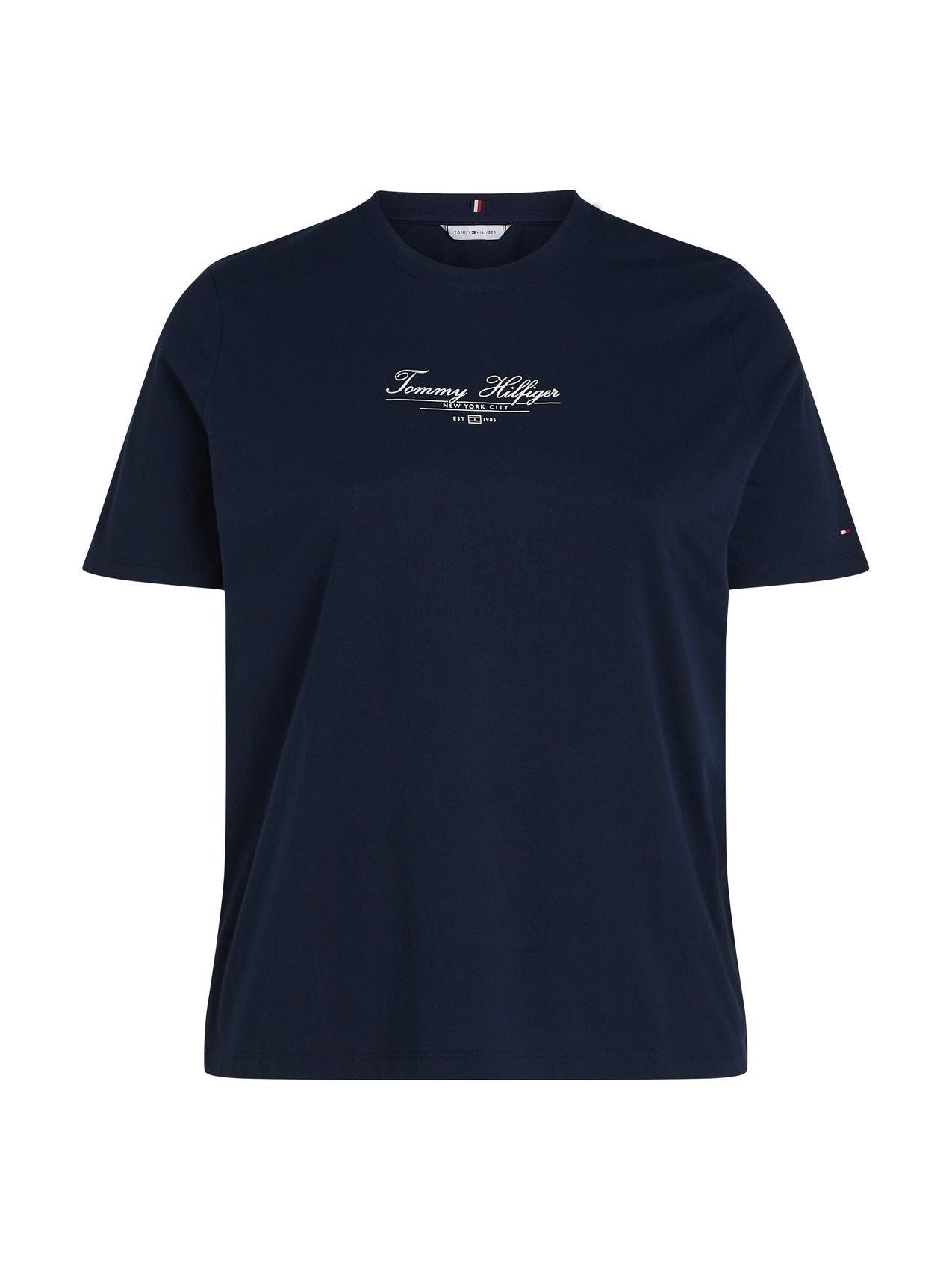 TOMMY HILFIGER CRV REG SCRIPT C-NK TEE SS