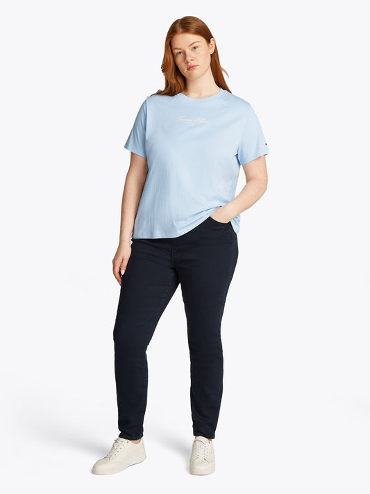 TOMMY HILFIGER CRV REG SCRIPT C-NK TEE SS