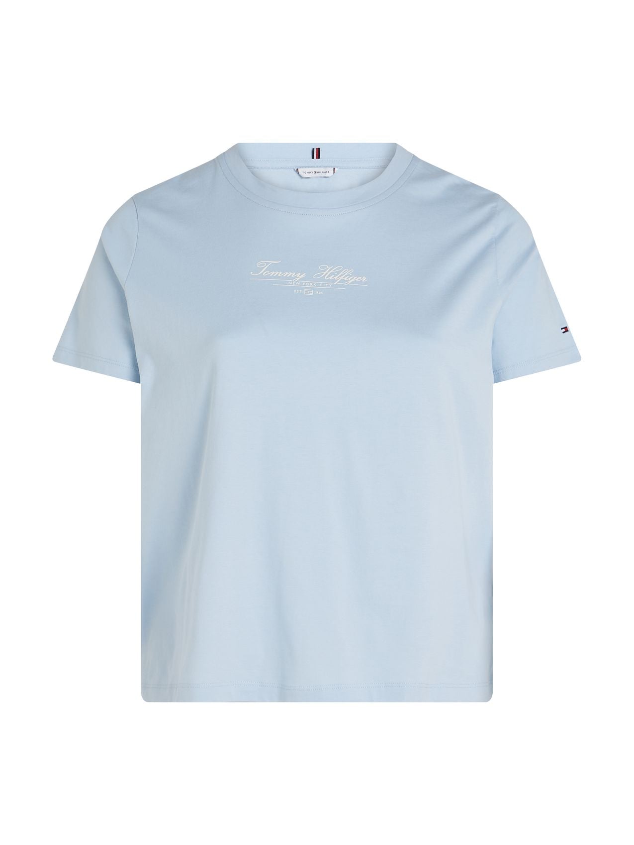 TOMMY HILFIGER CRV REG SCRIPT C-NK TEE SS