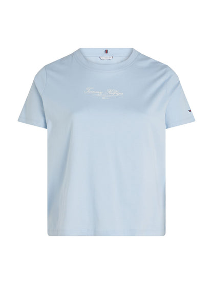 TOMMY HILFIGER CRV REG SCRIPT C-NK TEE SS