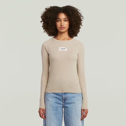 G-STAR Embro patch slim r t l\s wmn