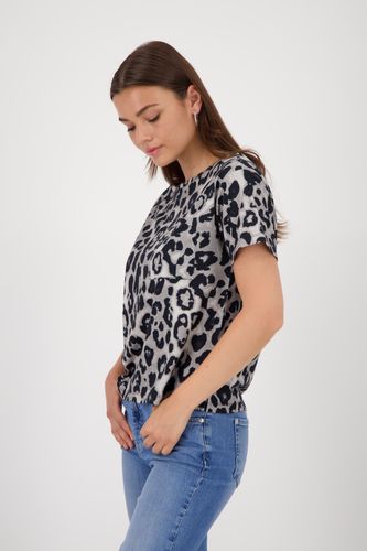 MONARI T-ShirtT-Shirt, greige gemustert
