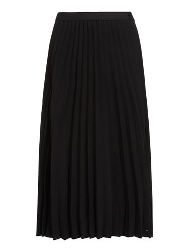 TOMMY HILFIGER FLUID PLEATED PULL ON MIDI SKIRT
