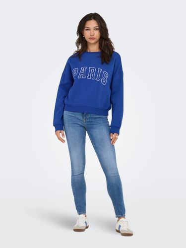 ONLY ONLSWEAT LIFE L/S CREW O.SIZE STATE NOOS