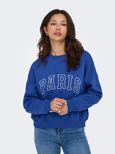 ONLY ONLSWEAT LIFE L/S CREW O.SIZE STATE NOOS
