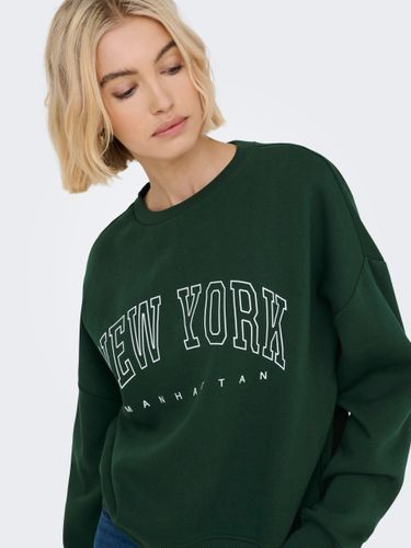 ONLY ONLSWEAT LIFE L/S CREW O.SIZE STATE NOOS