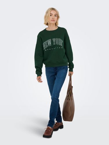 ONLY ONLSWEAT LIFE L/S CREW O.SIZE STATE NOOS