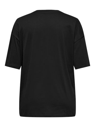 ONLY CARMAKOMA CARKOURTNEY LIFE SS O-NECK REG TEE JRS