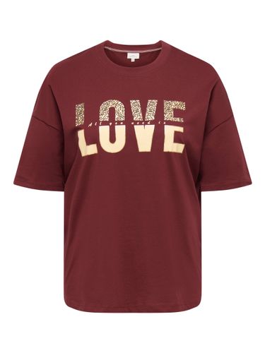 ONLY CARMAKOMA CARKOURTNEY LIFE SS O-NECK TEE JRS L-50 52