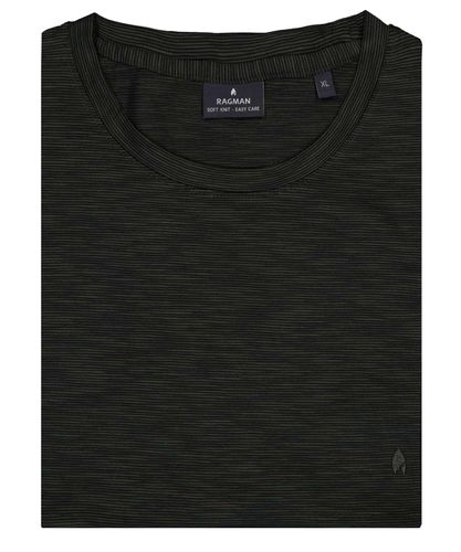 RAGMAN Softknit T-Shirt gestreift, Rundhals
