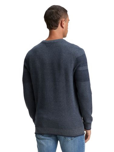 TOM TAILOR Strickpullover mit tonalen Streifen