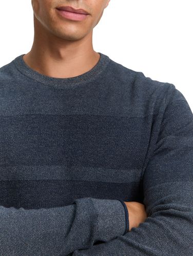 TOM TAILOR Strickpullover mit tonalen Streifen