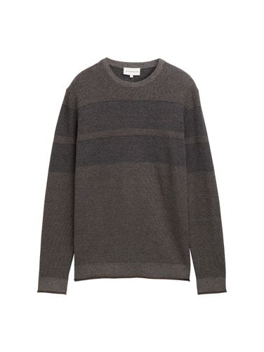 TOM TAILOR Strickpullover mit tonalen Streifen M