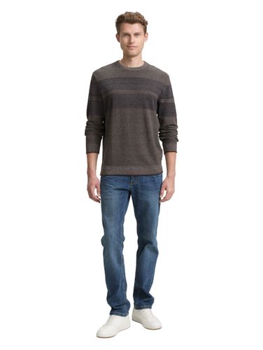 TOM TAILOR Strickpullover mit tonalen Streifen