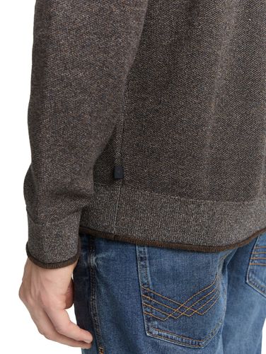 TOM TAILOR Strickpullover mit tonalen Streifen