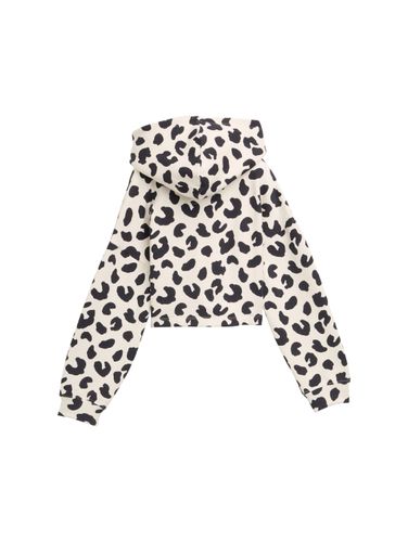TOM TAILOR Cropped Hoodie Sweatshirt mit Muster