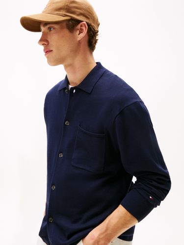 TOMMY HILFIGER ESSENTIAL COTTON LS OVER SHIRT