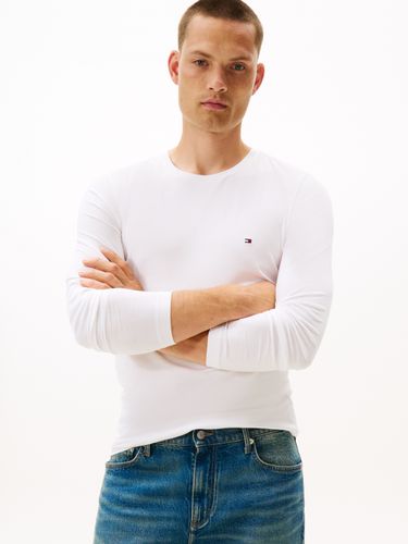 TOMMY HILFIGER STRETCH SLIM FIT LONG SLEEVE TEE