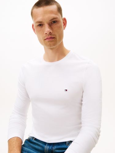 TOMMY HILFIGER STRETCH SLIM FIT LONG SLEEVE TEE