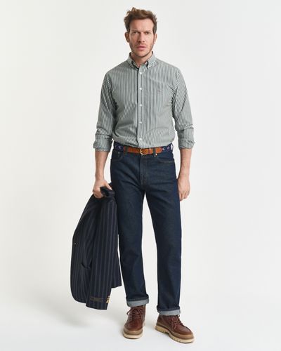 GANT Regular Fit Popeline Hemd mit Streifen