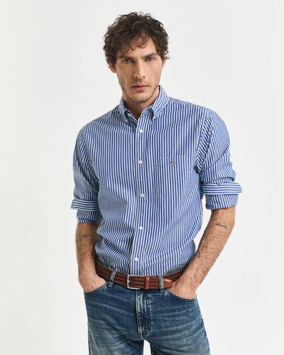 GANT Regular Fit Popeline Hemd mit Streifen