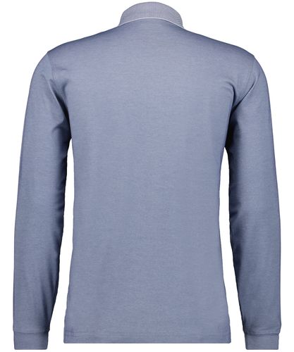 RAGMAN Softknit-Polo mit Brusttasche, Langarm