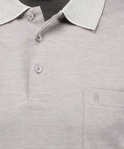 RAGMAN Softknit-Polo mit Brusttasche, Langarm