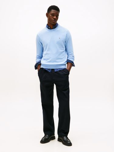 TOMMY HILFIGER PIMA ORG CTN CASHMERE CREW NECK