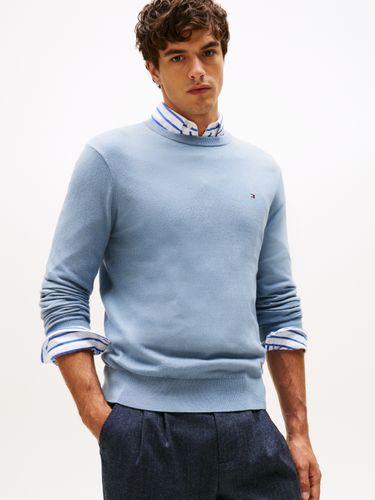 TOMMY HILFIGER PIMA ORG CTN CASHMERE CREW NECK M
