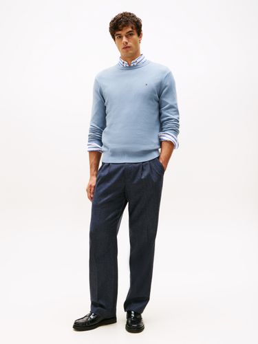 TOMMY HILFIGER PIMA ORG CTN CASHMERE CREW NECK