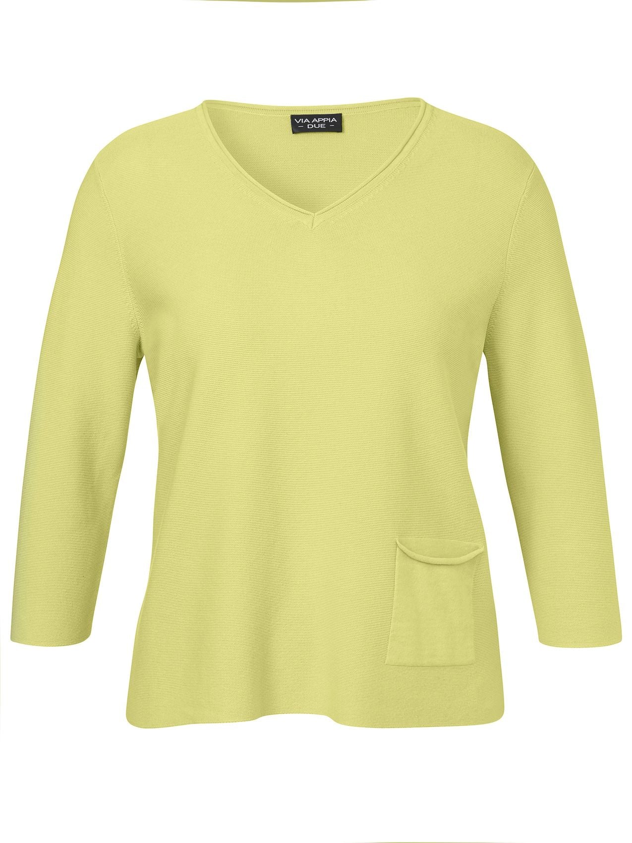 VIA APPIA Pullover V-Ausschnitt 3/4 Arm