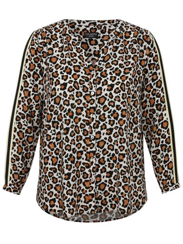 VIA APPIA Bluse V-Ausschnitt 1/1 Arm Druck 52