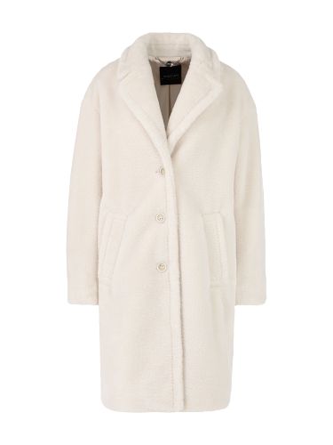 MARC CAIN Fake Fur Mantel in Oversized-Form