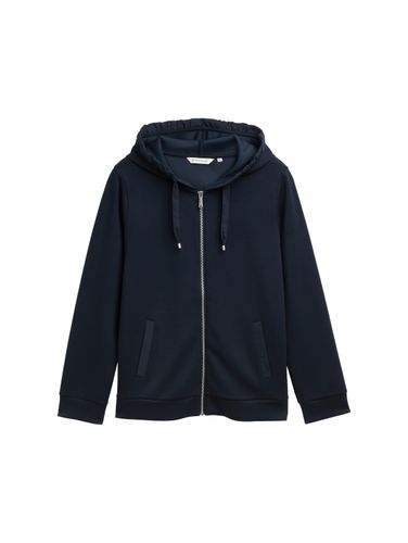 TOM TAILOR Plus Size - Hoodie Sweatjacke aus Scuba 46