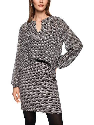 MARC CAIN Viskosebluse mit Sprinkles-Print