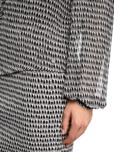 MARC CAIN Semitransparente Bluse mit Mini-Rüschen