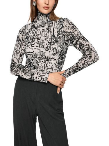 MARC CAIN Longsleeve mit CITY-Motiv