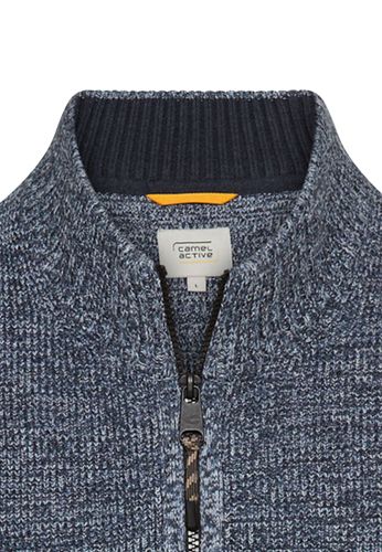 CAMEL ACTIVE Strickjacke aus einem soften Baumwollmix
