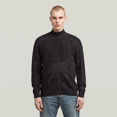 G-STAR 3D biker full zip knit
