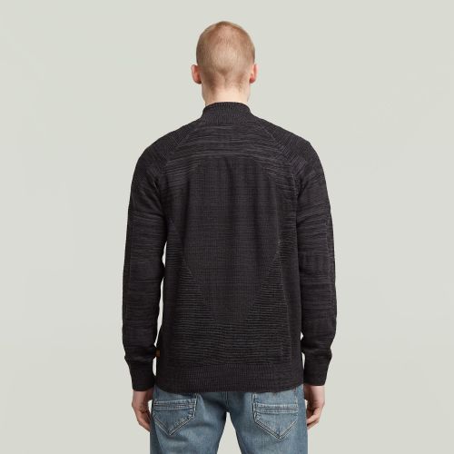 G-STAR 3D biker full zip knit