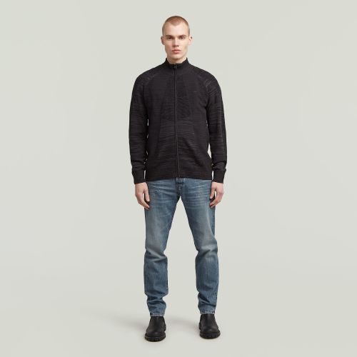G-STAR 3D biker full zip knit