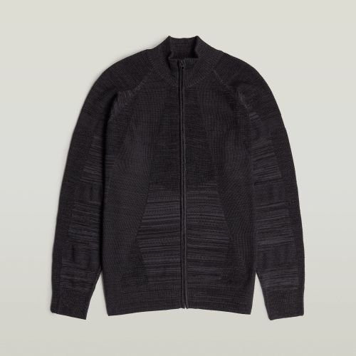 G-STAR 3D biker full zip knit