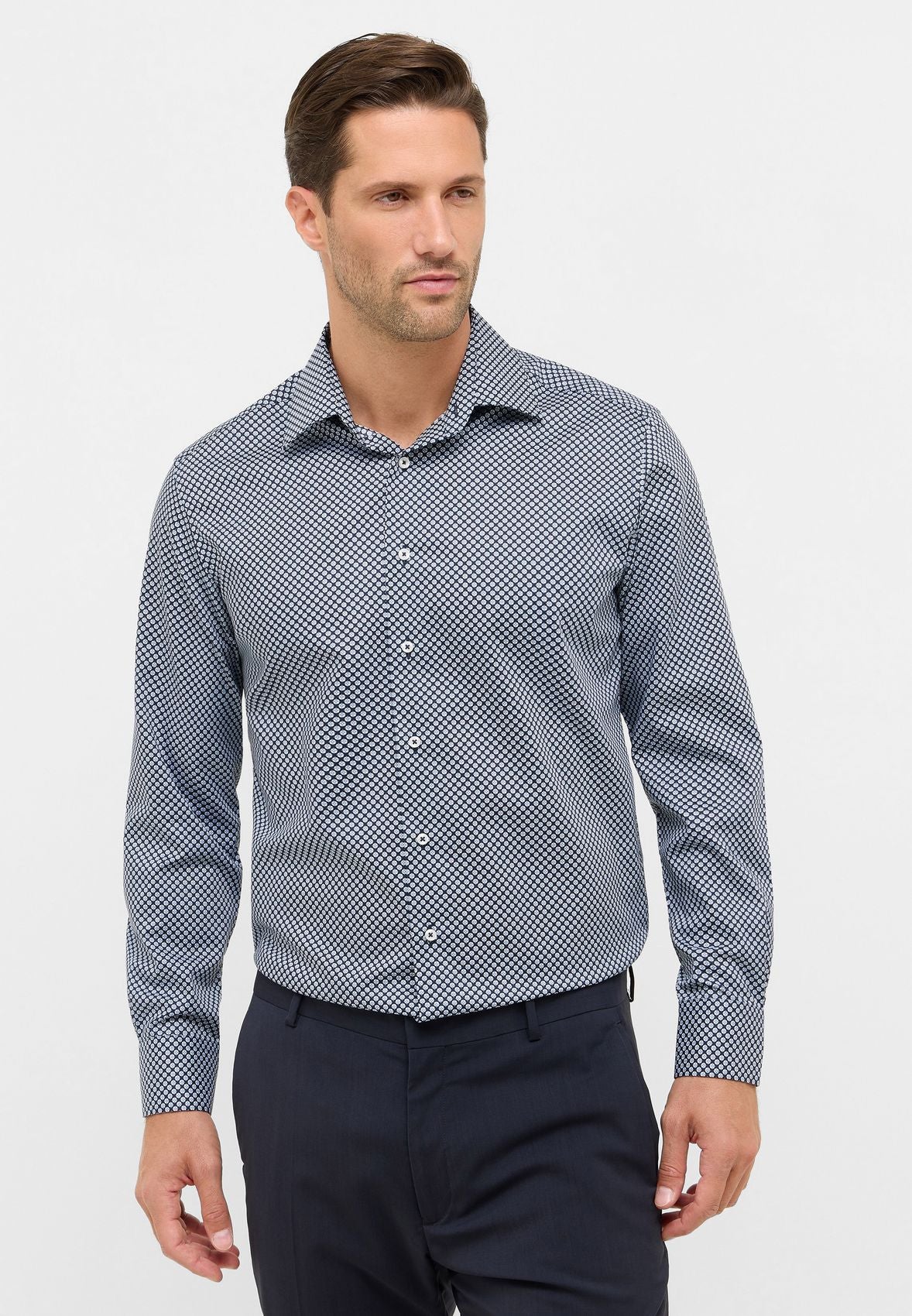 ETERNA Hemd Twill Langarm