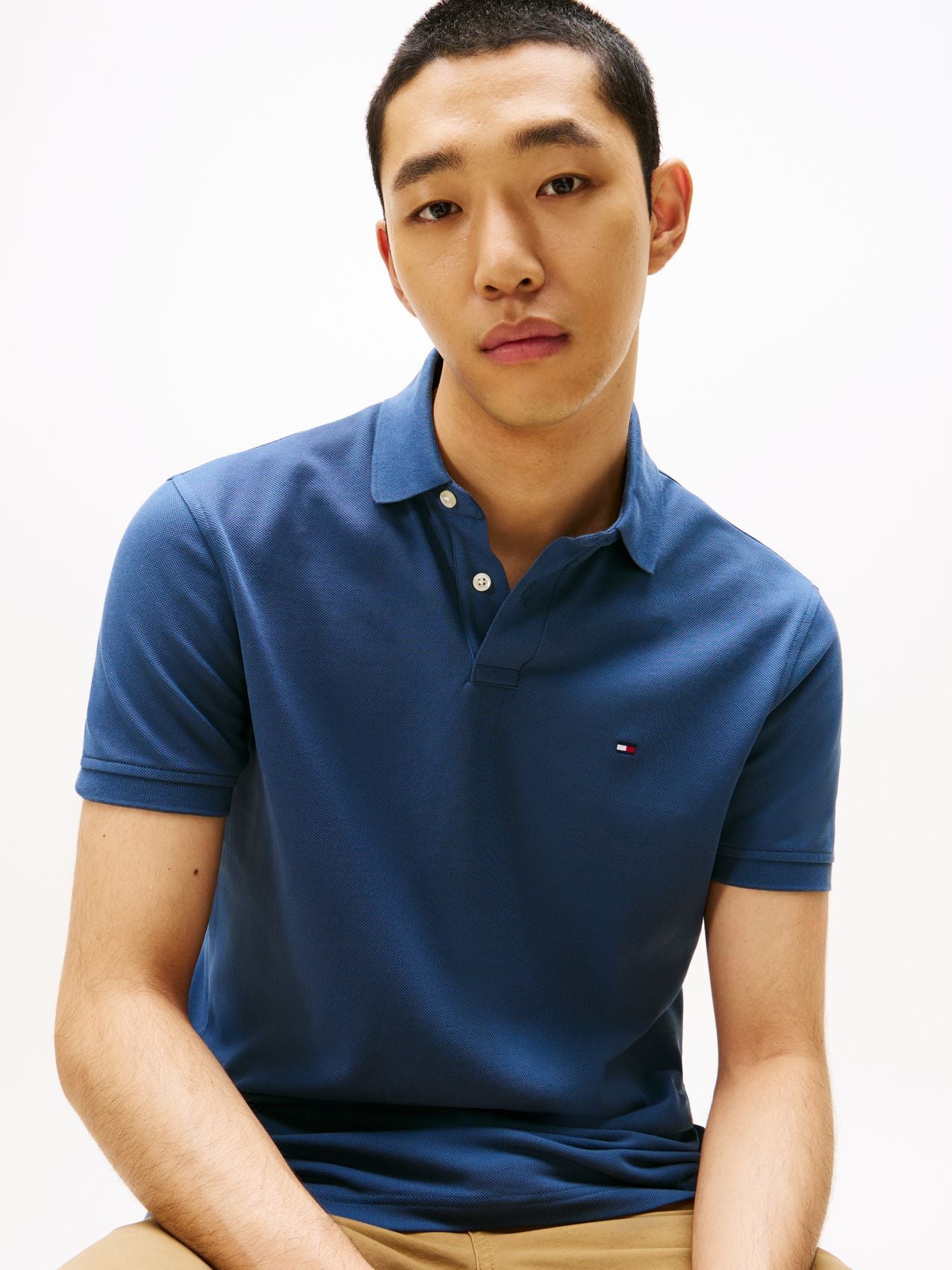 TOMMY HILFIGER 1985 Regular Fit Pique Polo Shirt