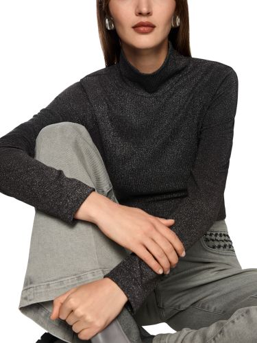 MARC CAIN Schmaler Lurex-Longsleeve